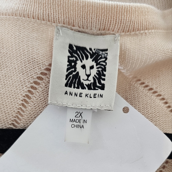 Anne Klein. Women's Open Front Cardigan. Light Pale Pink. Size 2X. NWT. - Picture 7 of 9